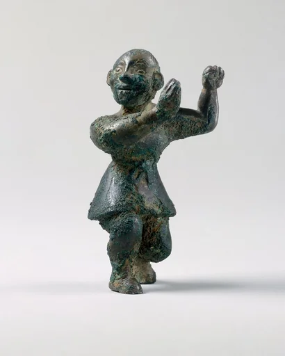 東周 青銅人像|Standing figure