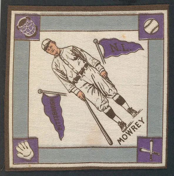 Mike Mowrey, Pittsburgh, National League from Baseball Players Felt Blanket series (B18) — Unknown