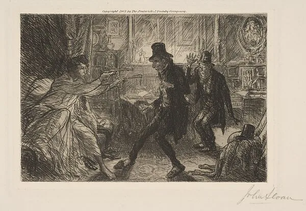 The Burglars — John Sloan