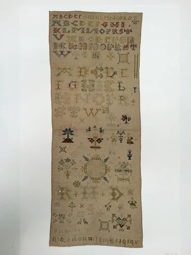 Embroidered sampler