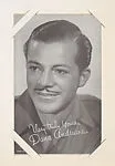Dana Andrews from TV and Radio Stars Exhibit Cards series (W409) — Unknown