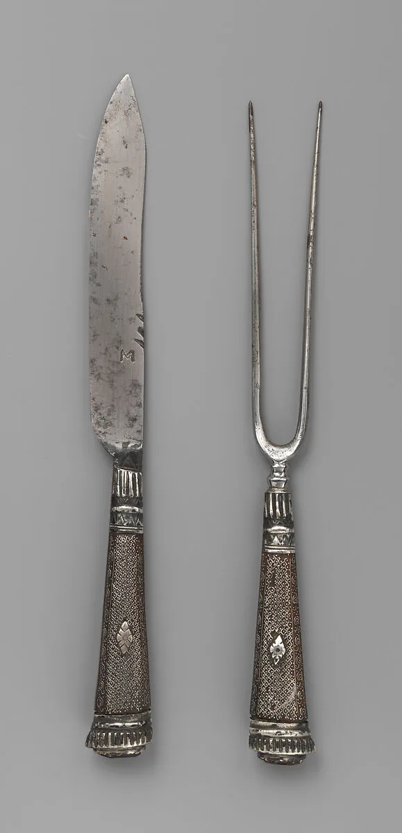 Table knife and fork — Unknown