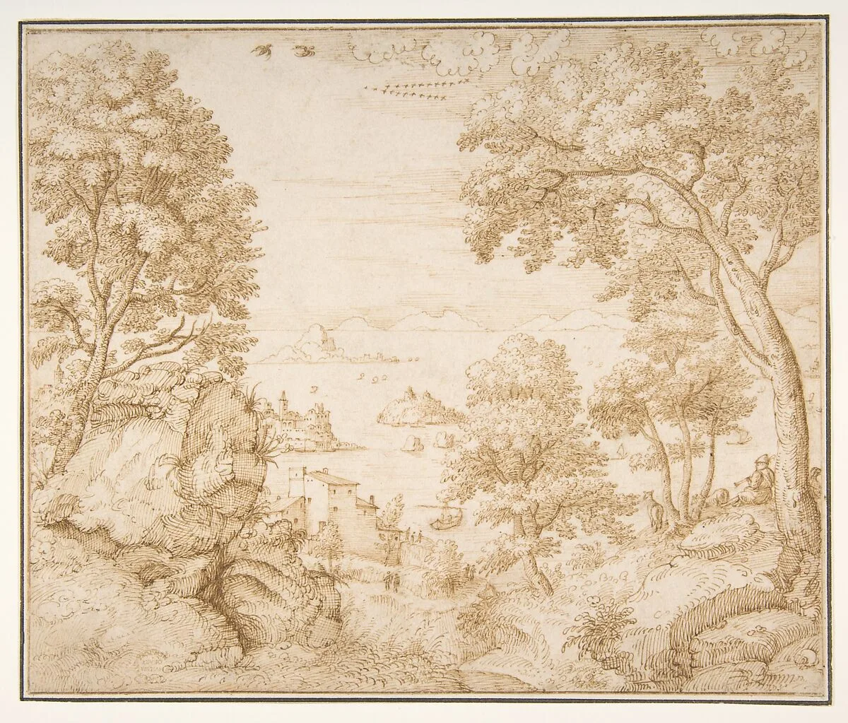 Coastal Landscape — Gherardo Cibo