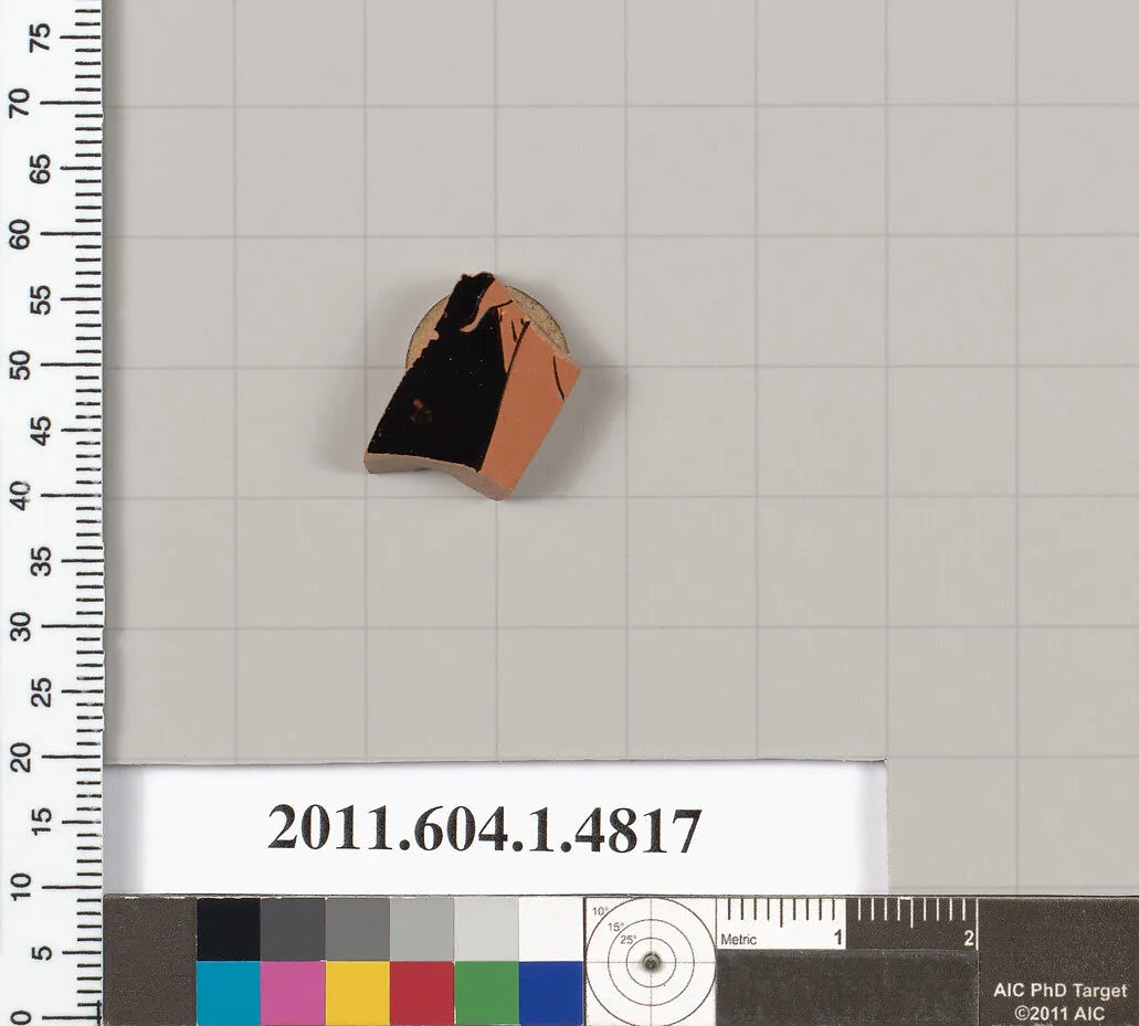 Terracotta fragment of a kylix (drinking cup) — Unknown