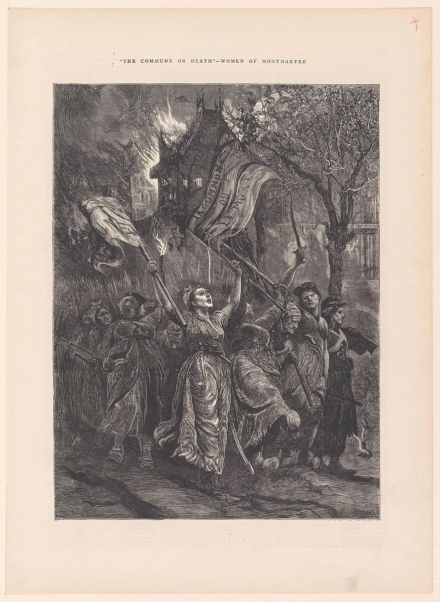 Women of Montmartre, from "The Graphic," vol. 3 — Arthur Boyd Houghton