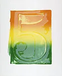 Figure 5, from Color Numerals — Charles Ritt|Kenneth E. Tyler|Jasper Johns|Gemini G.E.L.