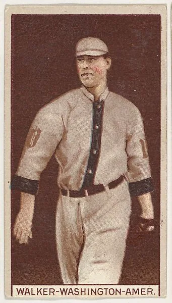 Ed (Dixie) Walker, Washington, American League, from the Brown Background series (T207) for the American Tobacco Company — American Tobacco Company