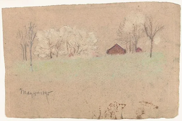 The Red Barn — Arthur B. Davies