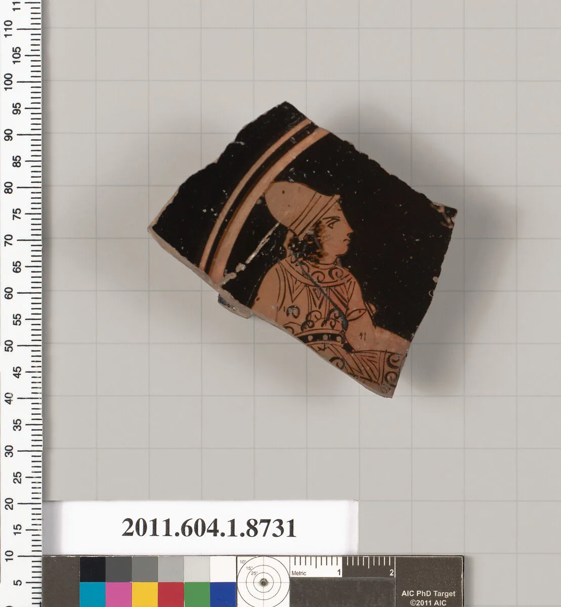Terracotta fragment of a stemless cup — Unknown