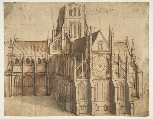 Old St. Paul's Cathedral, London, seen from the East
