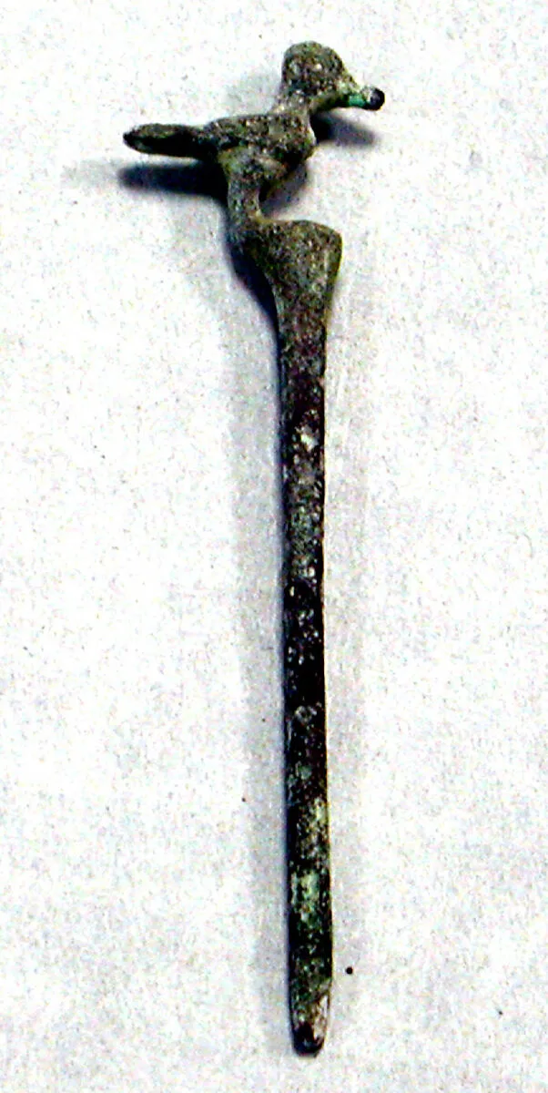 Copper Lime Spoon with Bird Top — Unknown