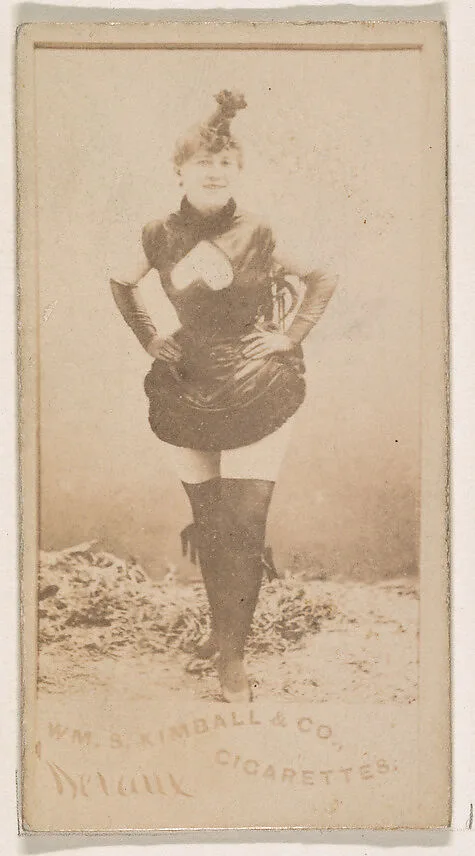Miss Devaux, from the Actresses series (N203) issued by Wm. S. Kimball & Co. — William S. Kimball & Company