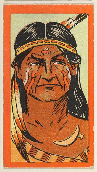 Totopotomi, from the "Indian Series" (T74), issued with Burley Cubs Cigars and Sweetbriar Cigarettes by the Booker Tobacco Company — Booker Tobacco Company, Lynchburg, Virginia