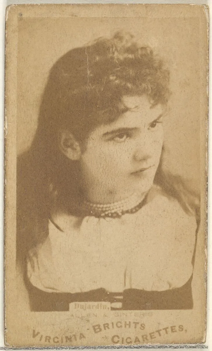 Bujardia, from the Actors and Actresses series (N45, Type 1) for Virginia Brights Cigarettes — Allen & Ginter