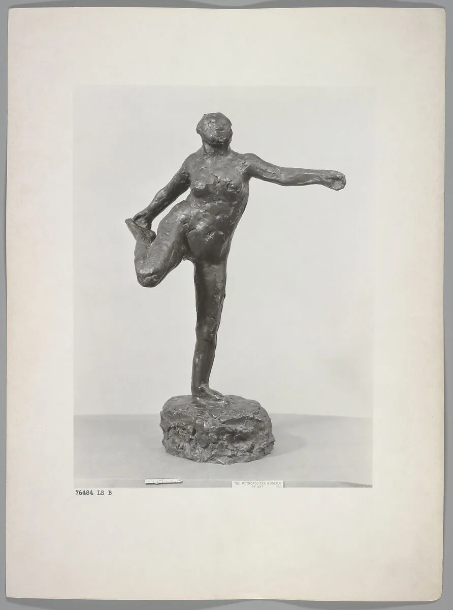 Dancer Holding Her Right Foot in Her Right Hand — Edgar Degas