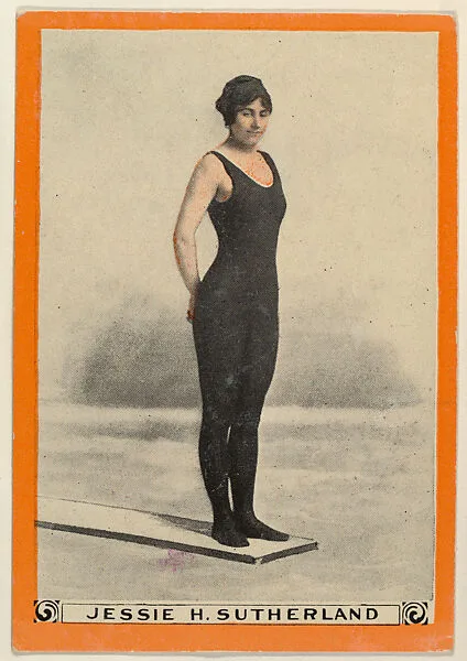 Jessie H. Sutherland, No. 89, Swimming, from the Champion Women Swimmers series (T221), issued by Pan Handle Scrap — Pan Handle Scrap Company