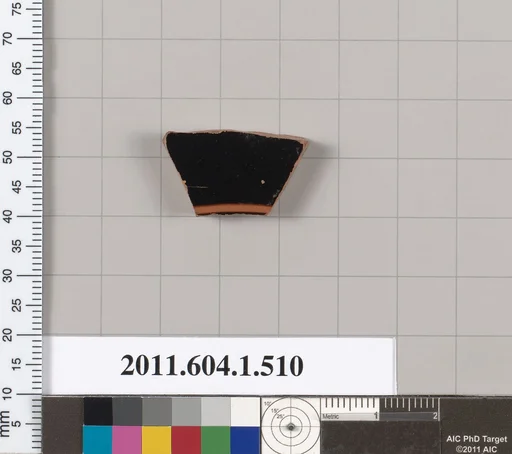 Terracotta fragment of a kylix (drinking cup)