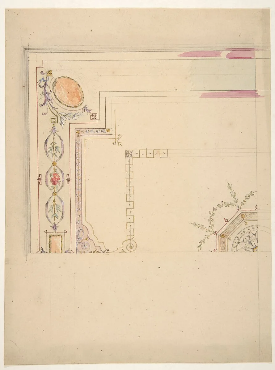 Design for a Ceiling — Jules-Edmond-Charles Lachaise|Eugène-Pierre Gourdet
