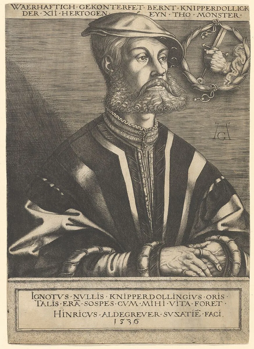 Bernt Knipperdolling — Heinrich Aldegrever