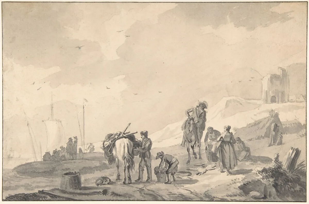 Landscape with Figures — Hendrick Verschuring