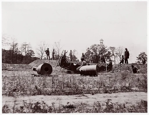 Pontoon Bridge at Deep Bottom, James River