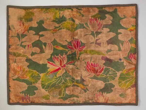 Velvet panel — Dorothy Marshall Hornblower|Tiffany Studios