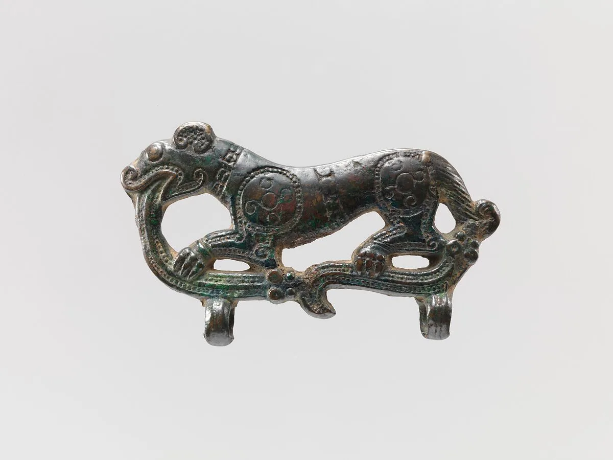 約公元前五世紀 動物紋牌飾|Plaque or buckle — Unknown