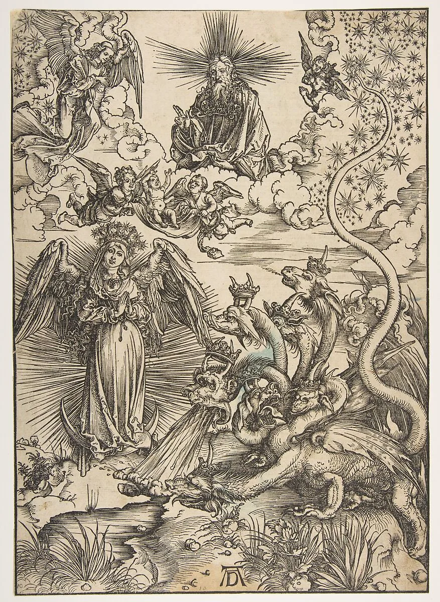 The Apocalyptic Woman, from "The Apocalypse", Latin Edition — Albrecht Dürer