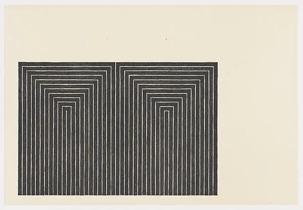 Marriage of Reason and Squalor, from "Black Series I" — Frank Stella|Gemini G.E.L.