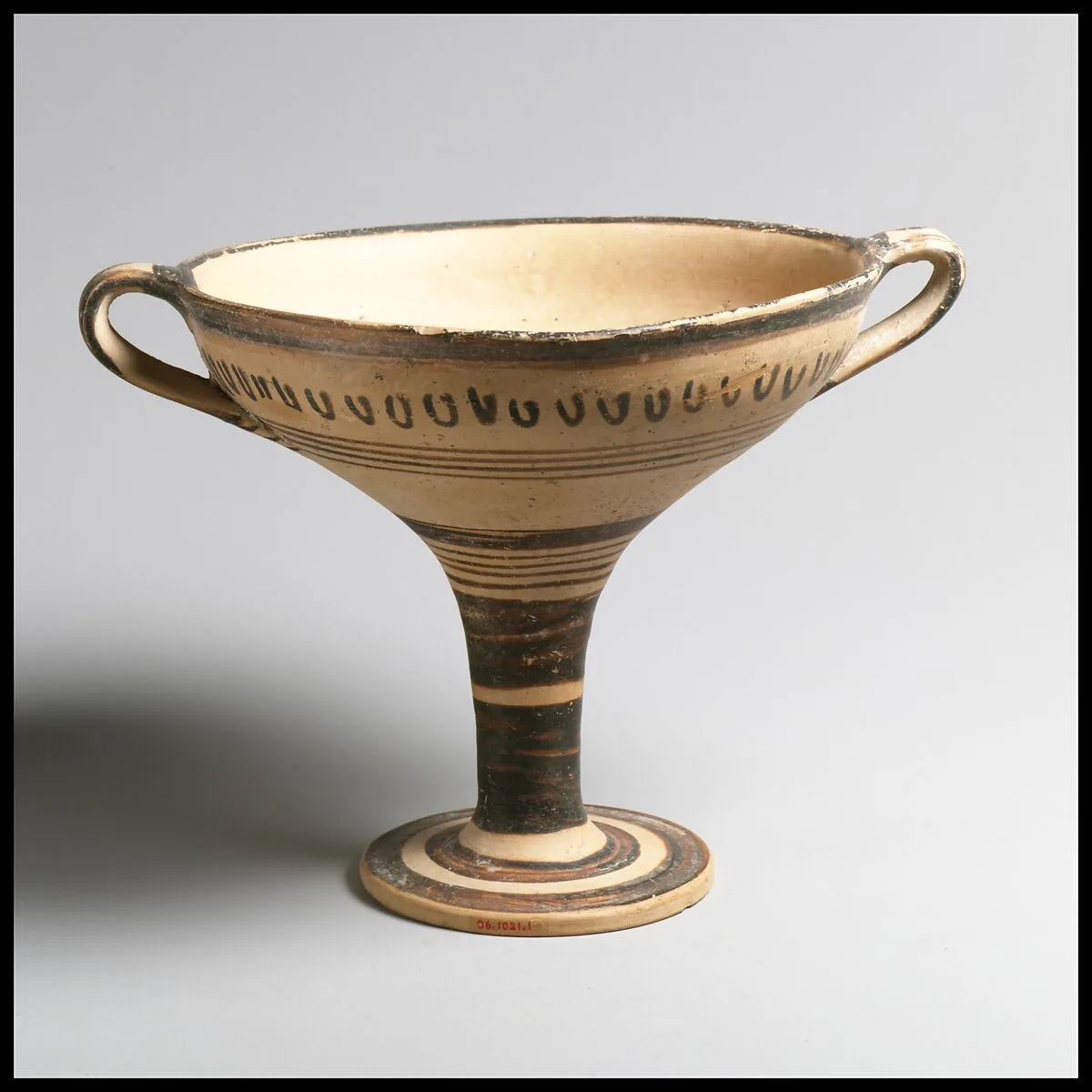 Terracotta kylix (drinking cup) — Unknown