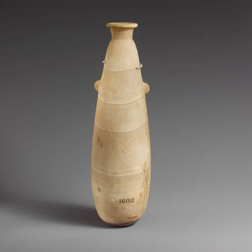 Alabaster alabastron (perfume vase)