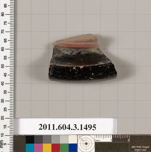 Terracotta fragment of a skyphos (deep drinking cup)