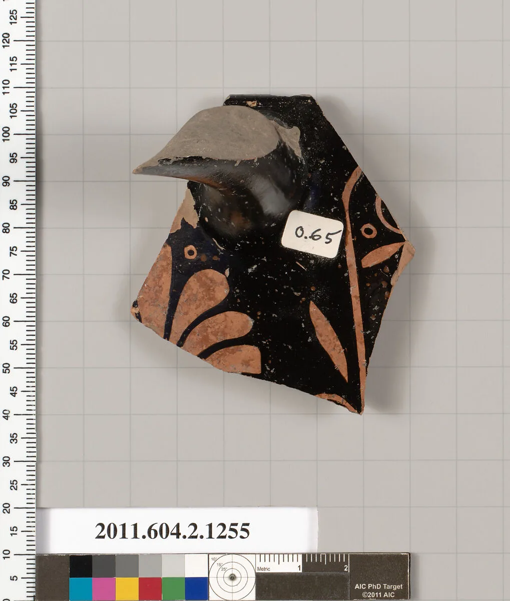 Terracotta fragment of a skyphos (deep drinking cup) — Unknown