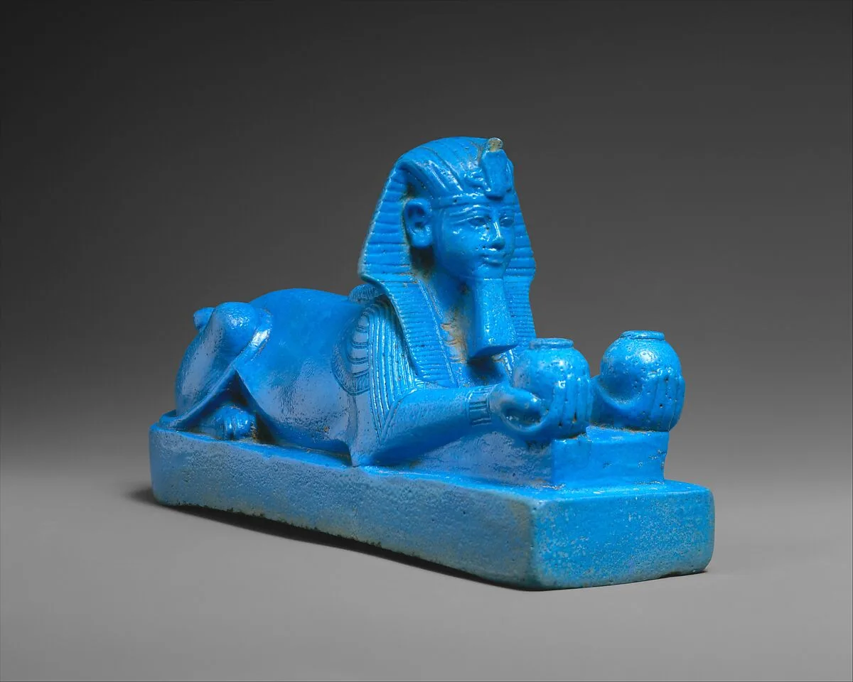 Sphinx of Amenhotep III, possibly from a Model of a Temple — Unknown