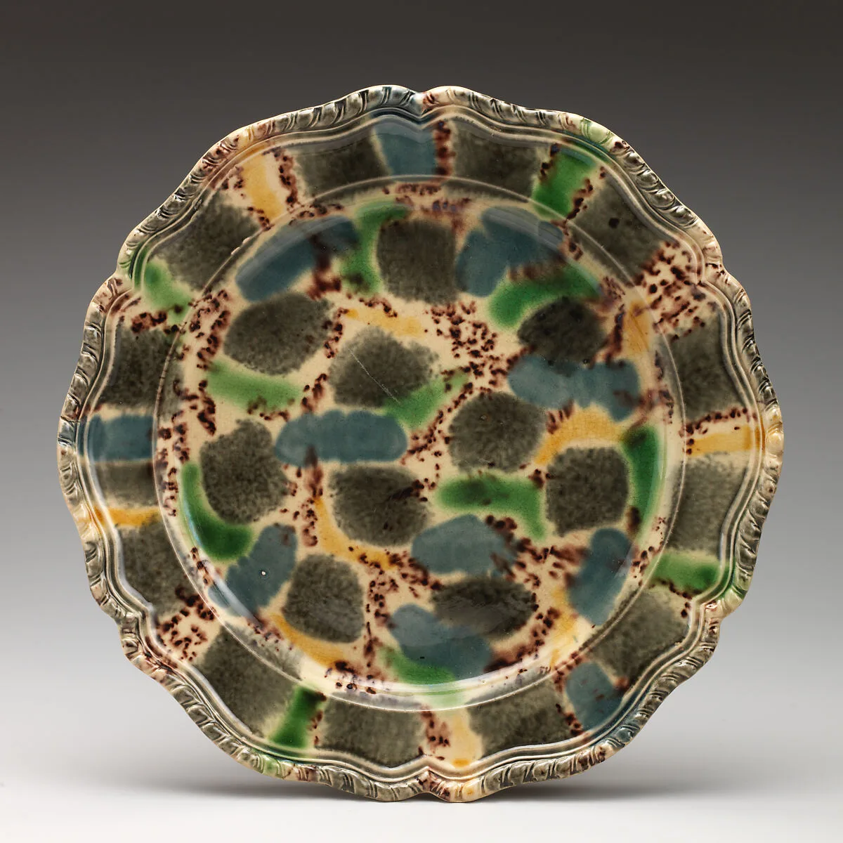 Plate — Whieldon type