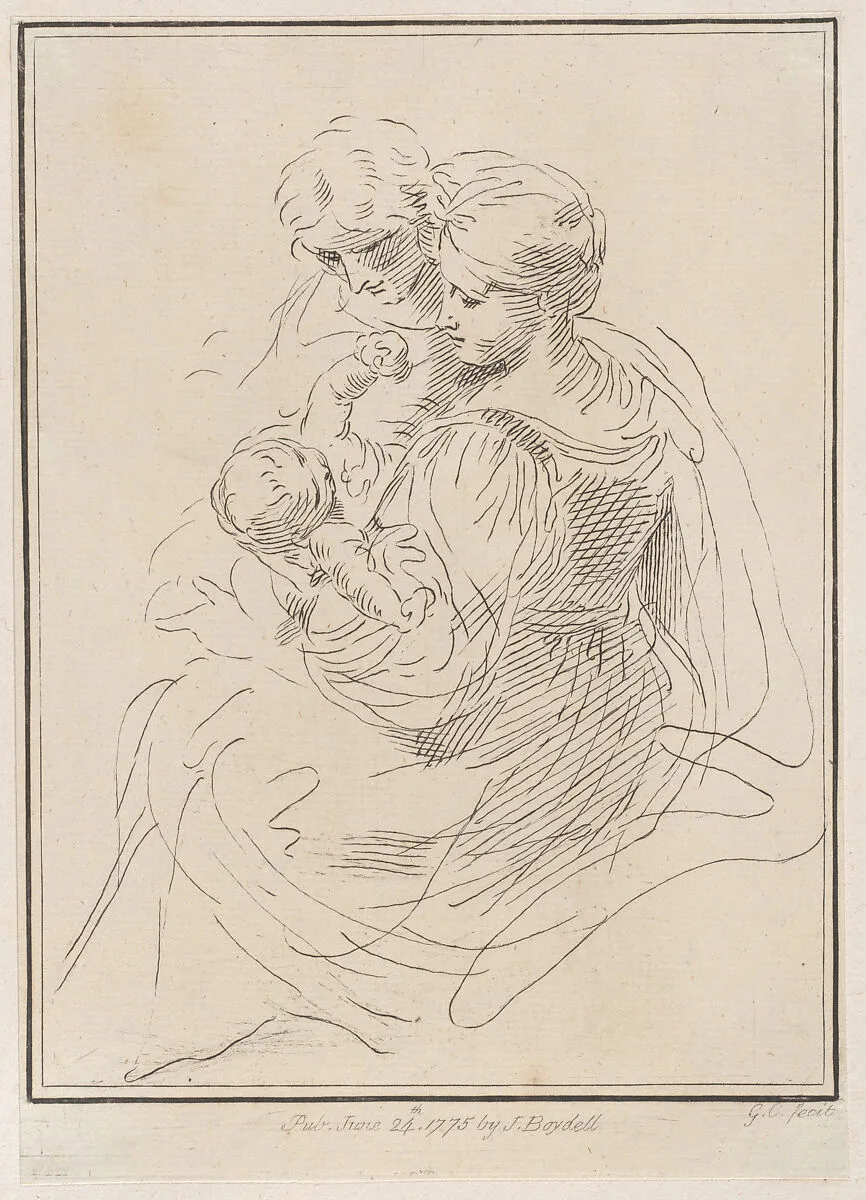 Madonna and Child with Saint Anne — Giuseppe Canale|John Boydell