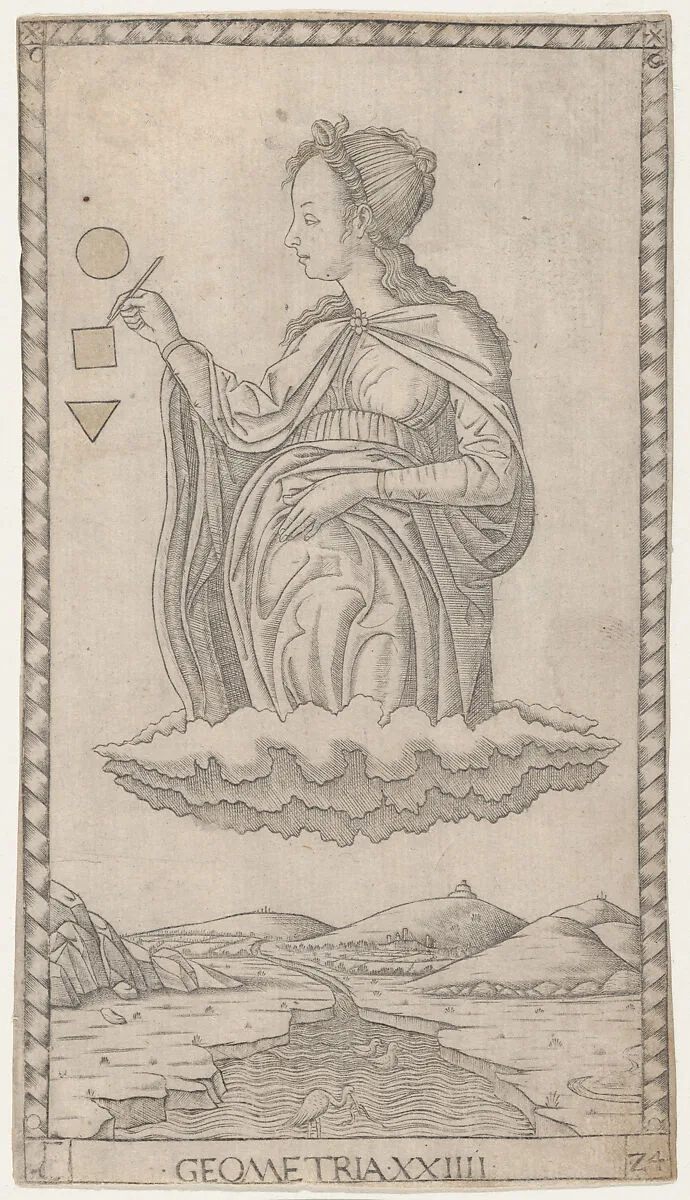 Geometry (Geometria XXIIII) — Master of the E-Series Tarocchi
