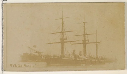 Rynda, Russia, from the Famous Ships series (N50) for Virginia Brights Cigarettes