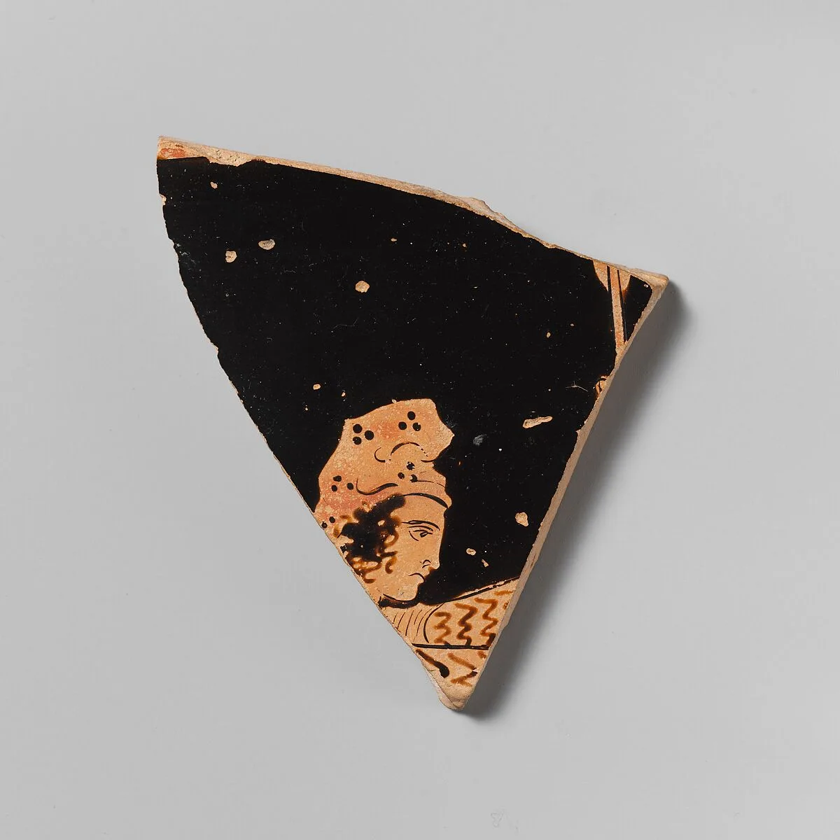 Fragment of a terracotta bell-krater (mixing bowl) — Unknown