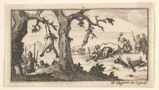 Dismemberment, etc. (John Beaver, Roman Military Punishments, 1725)