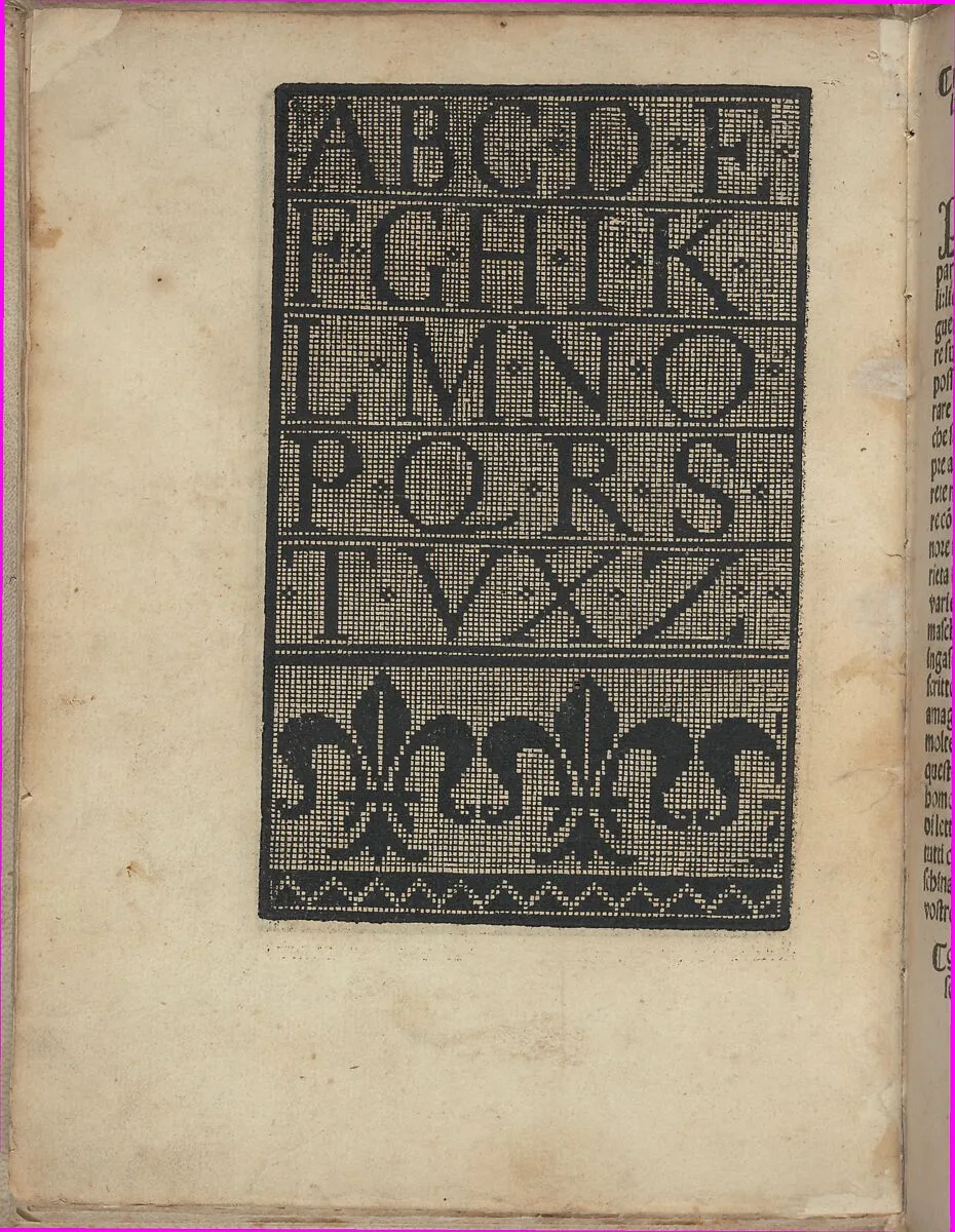 Esemplario di Lauori..., page 14 (recto) — Florio Vavassore|Giovanni Andrea Vavassore