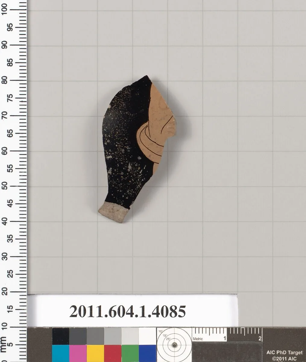 Terracotta fragment of a kylix (drinking cup) — Unknown