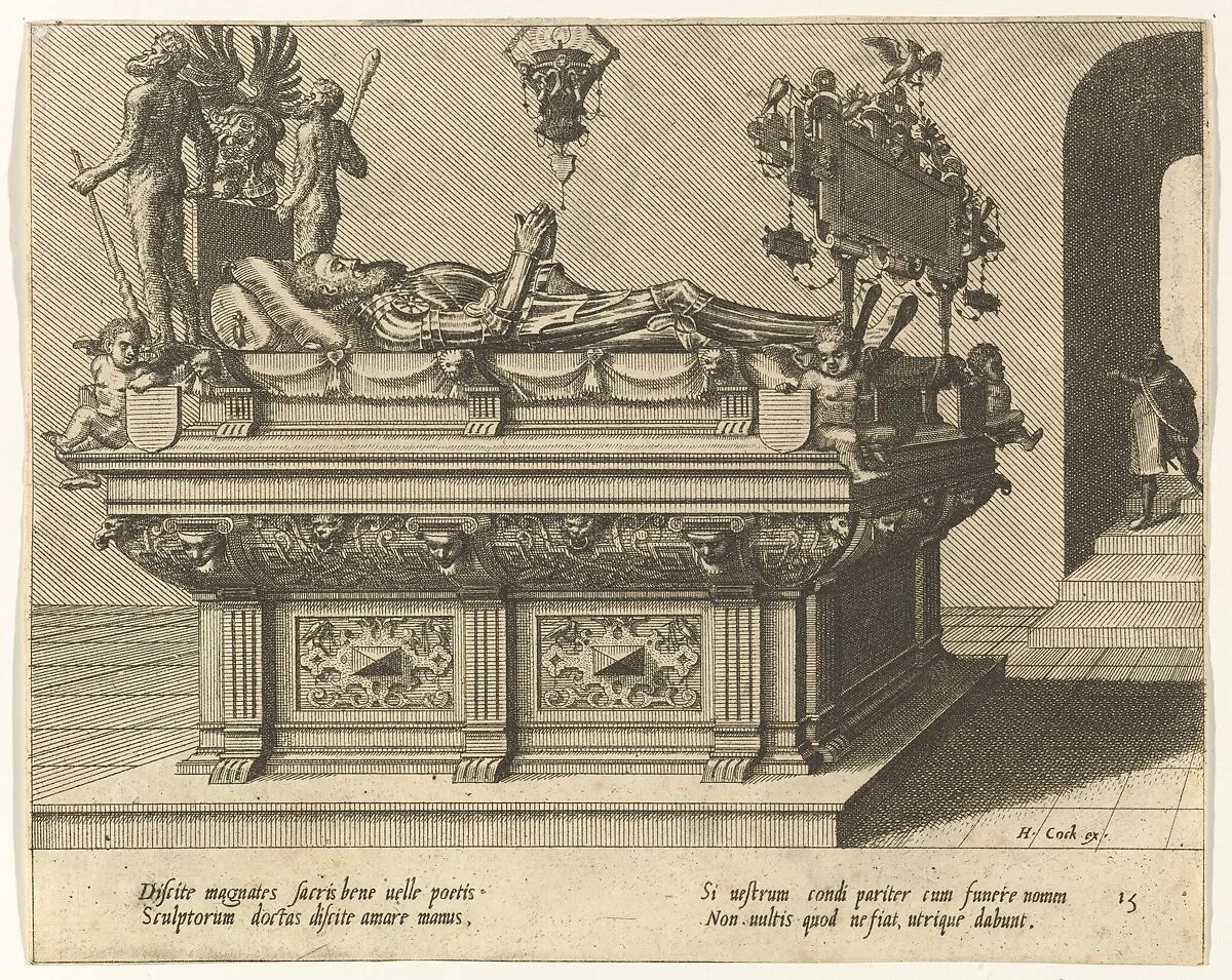 Cœnotaphiorum (15) — Hans Vredeman de Vries|Johannes van Doetecum I|Lucas van Doetecum|Hieronymus Cock