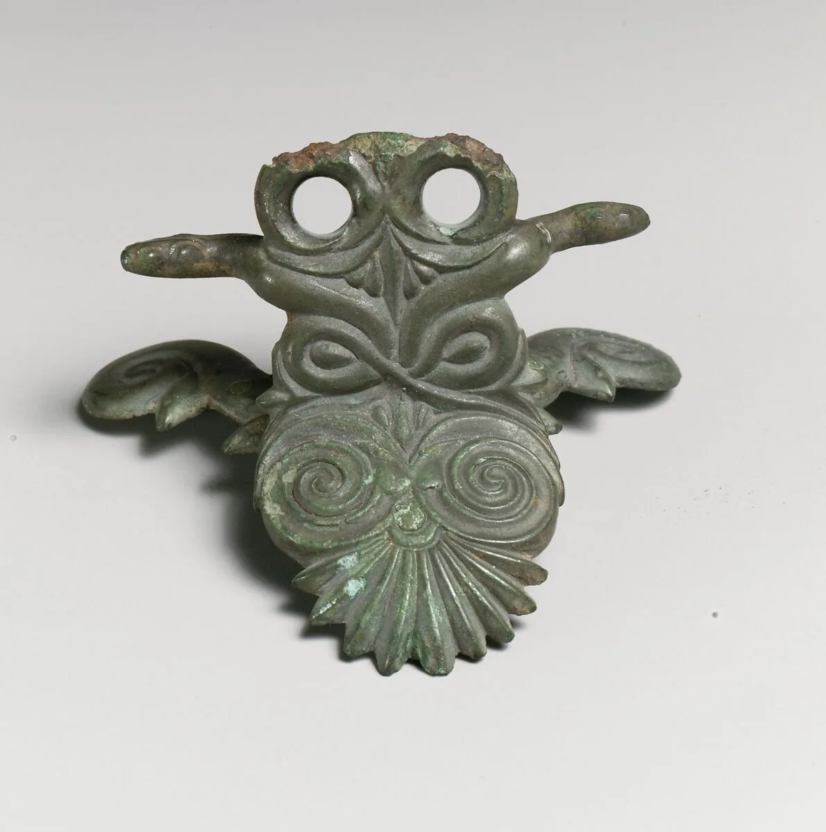 Pair of bronze situla (bucket) handles — Unknown