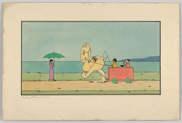 A Song Without Words, a "Wigglemuch" design — Herbert E. Crowley