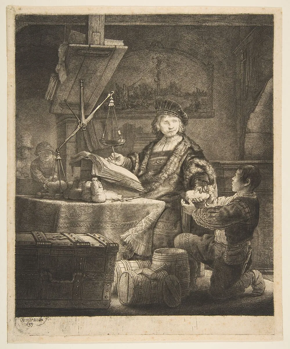 Jan Uytenbogaert (The Gold Weigher) — Rembrandt (Rembrandt van Rijn)|Captain William E. Baillie