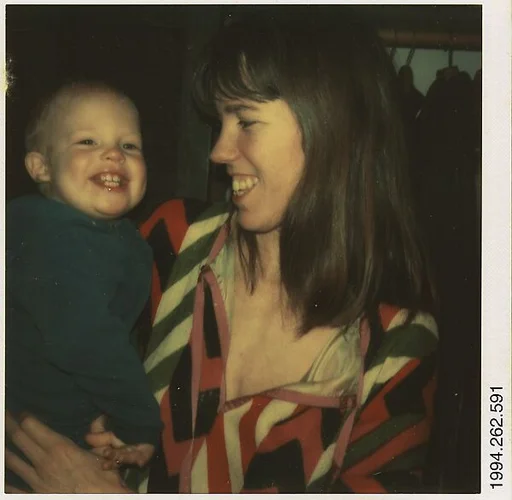 [Unidentified Woman with Baby, Old Lyme, Connecticut]