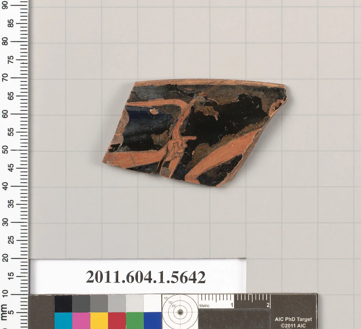 Terracotta rim fragment of a kylix (drinking cup) — Unknown