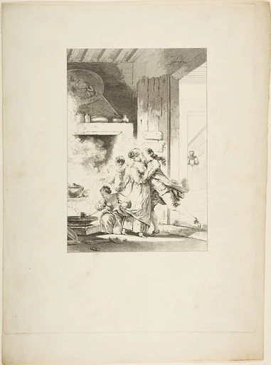 On ne s'avise jamais du tout, from "Contes et nouvelles en vers par Jean de La Fontaine. A Paris, de l'imprimerie de P. Didot, l'an III de la République, 1795"