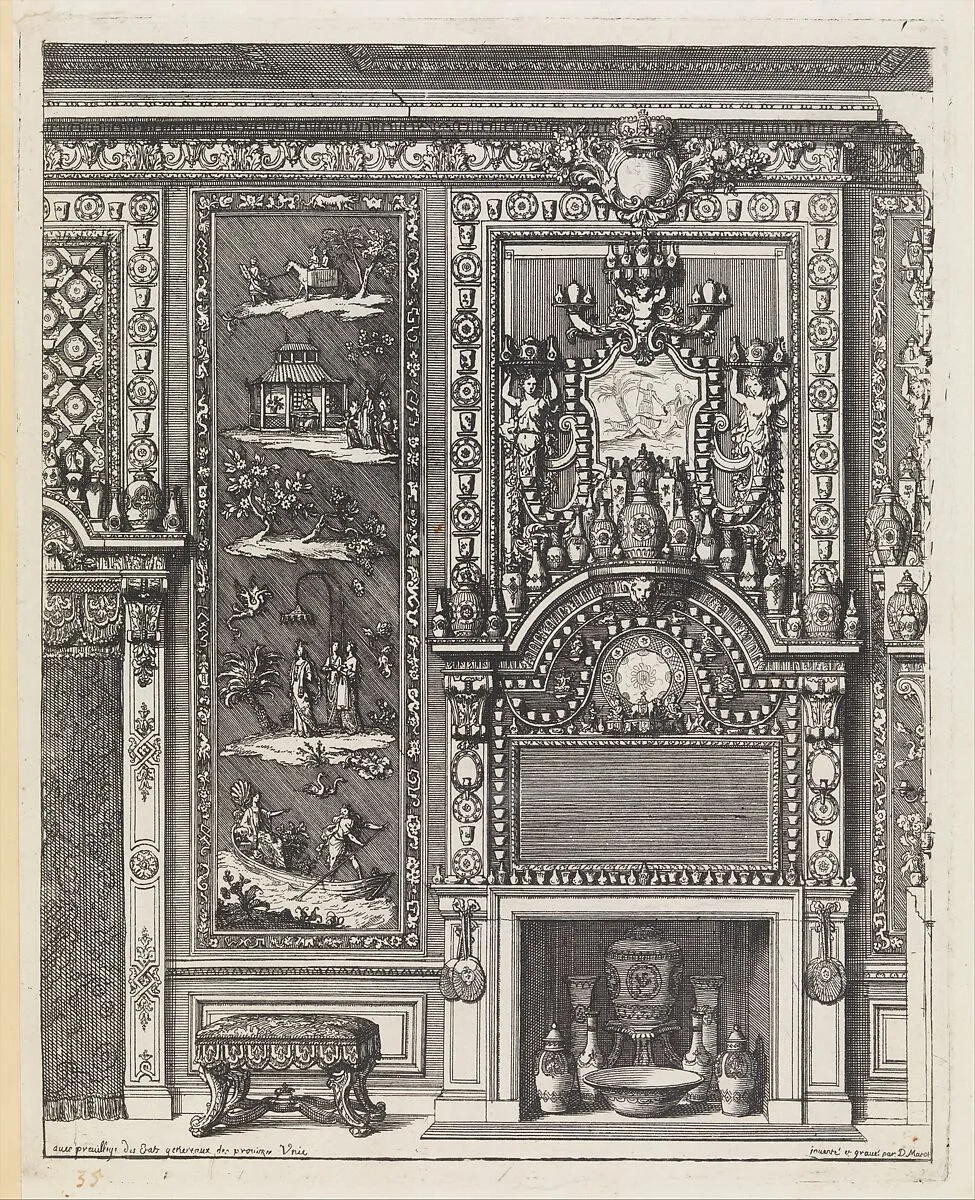 Oeuvres du Sr. D. Marot — Daniel Marot the Elder|Pierre Husson